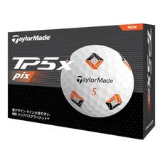 TaylorMade Japanese Genuine TP5 Pix Series 2024 Golf Balls 1 Dozen (12 Pieces)