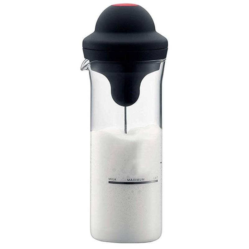 Mjölkskummare elektrisk skumskum kaffebryggare milkshake mixer batteri mjölkskummare kanna kopp