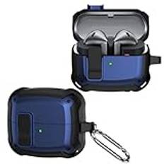 TINGYR Fodral kompatibelt med Samsung Galaxy Buds 3/Buds 3 Pro, Ceamless fitskydd, stötsäker och repbeständig, LED synlig, fodral kompatibel med Samsung Galaxy Buds 3/Buds 3 Pro.