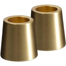 Uyuni Light Candleholder Mini Taper, Matte Brass, 2pack, 2,3x2,3 cm - NO_SIZE Ljusstakar För Kronljus Från Magasin - Gold (NO_SIZE)