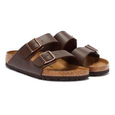 Birkenstock Arizona Birko-Flor Mens Brown Narrow Sandals - EU 42 Narrow