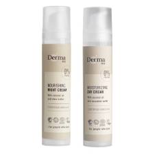 Derma - Eco Day Cream 50 ml + Derma - Eco Night Cream 50 ml - Klar til levering - Prismatch