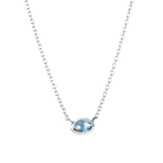 Efva Attling - Love Bead Necklace Silver - Topaz