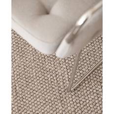 Sarek natural taupe - handvävd ullmatta 300 x 300 cm - Brun (300 x 300 cm)
