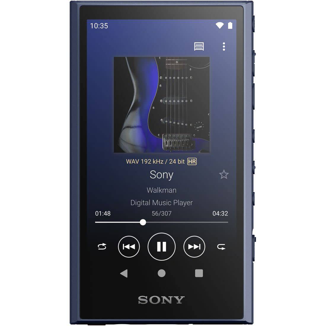 Sony Walkman 32 GB A300-serien HD-kodek till 36 timmars kontinuerlig Reality Audio-uppspelning Modell Blå LC NW-A306 Trådlös, Högupplöst blå
