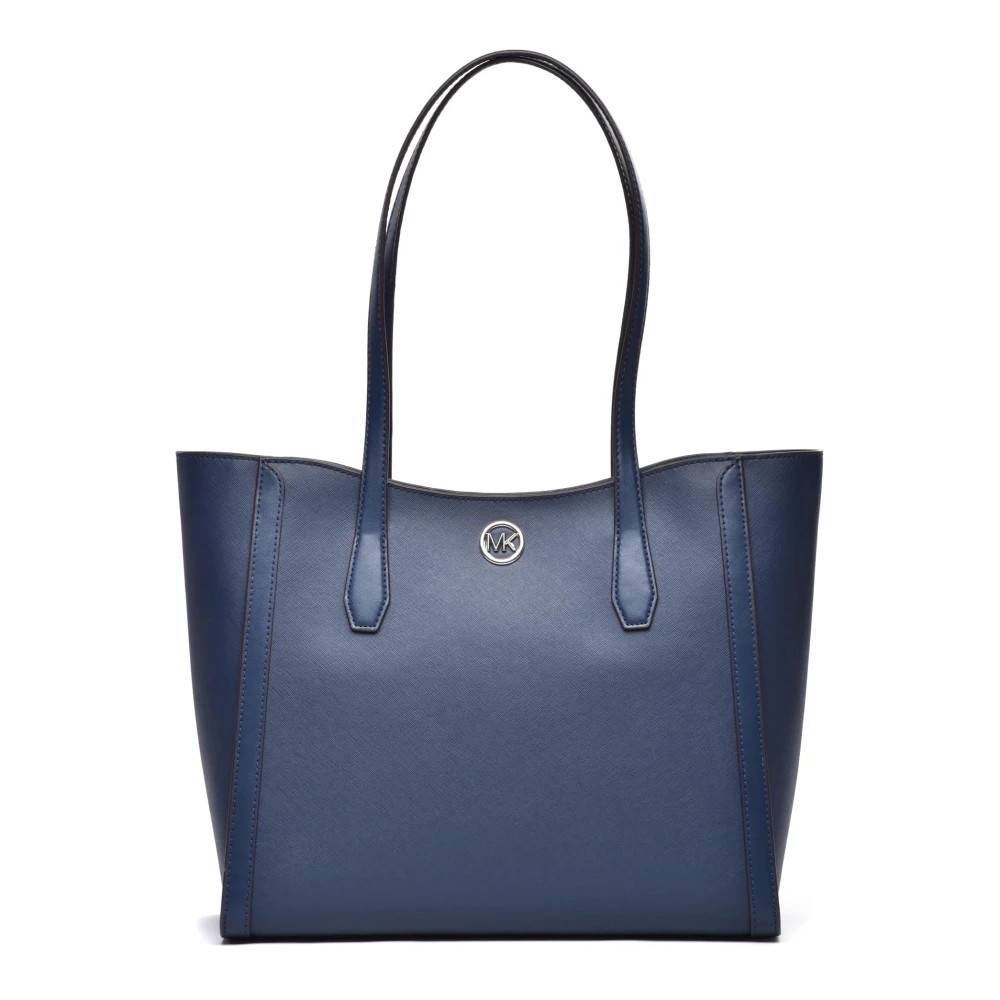 Michael Kors Leida Tote Bag - Tasker - Dame - Blå - ONE SIZE - Uld