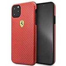 Carcasa iPhone 11 Pro Max Licencia Ferrari Hard Rojo