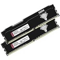 DDR4 2666 MHz 32 GB kit (16 GBx2) Desktop RAM PC4-21300 UDIMM icke-ECC obuffrad 1,2 V 288-stifts CL19 PC datorminne uppgraderingsmodul minne kit (svart)