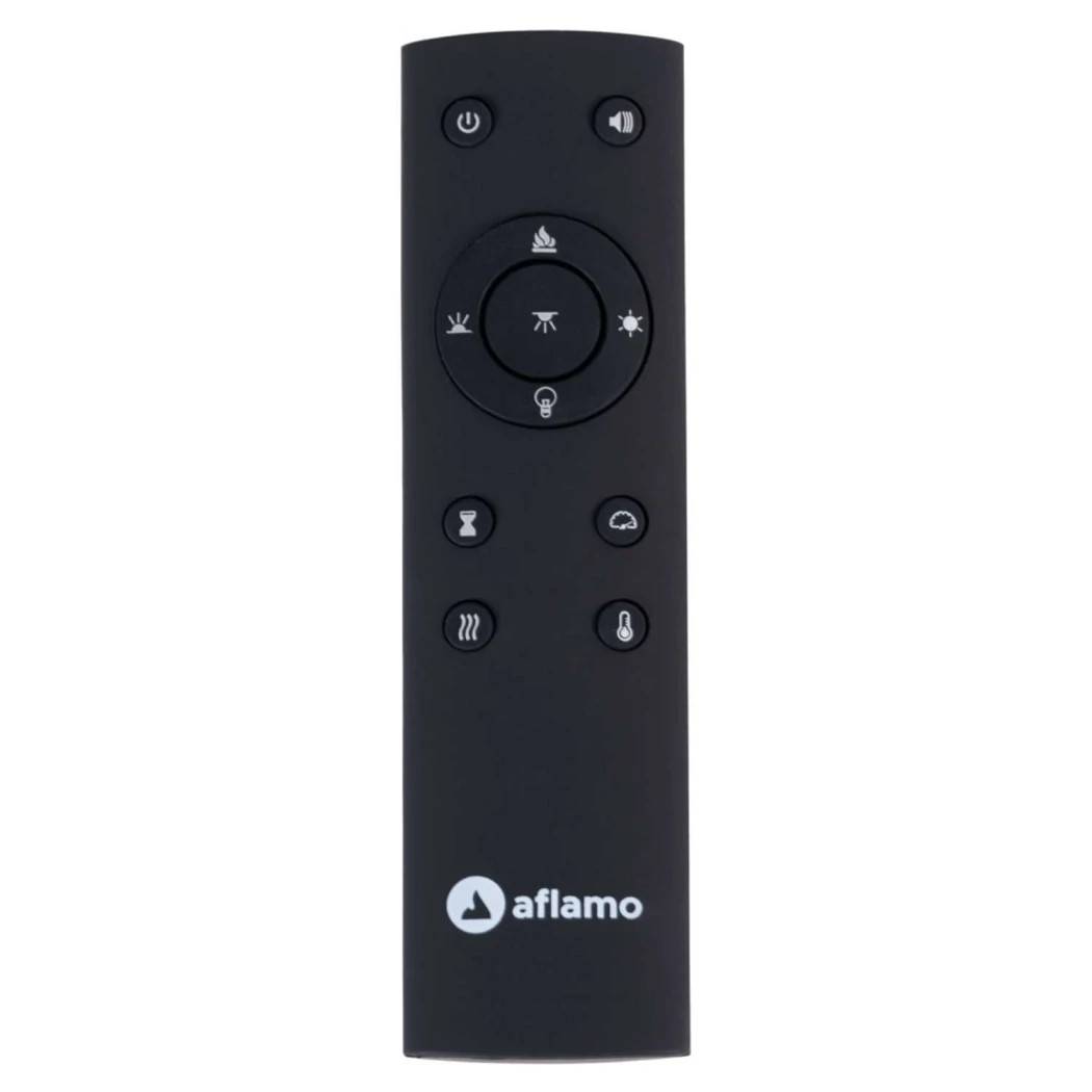 Aflamo Royal Pro 160 cm El-pejs – Væghængt, LED-flamme, 1,5 kW varme, App-styring