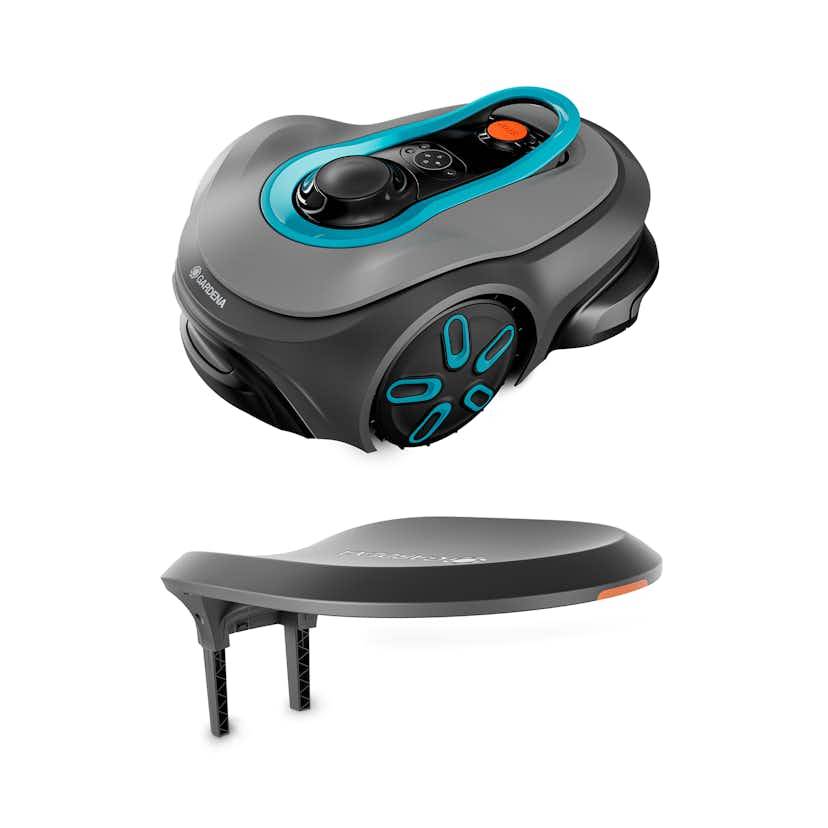 Robotgräsklippare Gardena Smart Sileno Free 1200 Utan Slinga Paket Med Robothus