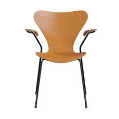Syver 3207 Sort/Natur finér - Oregon pine