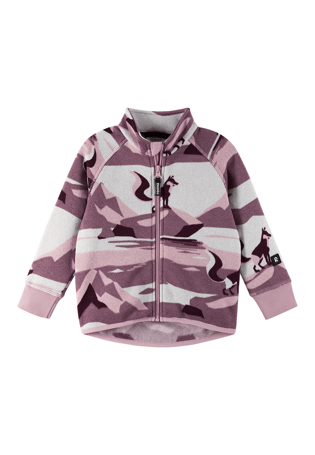 Reima Ornament Fleece-sweater Deep Purple Deep purple-86 cm Lilla 86 cm Drenge, Piger