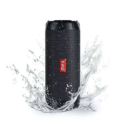 MIFA WildRod Bluetooth Lautsprecher mit Bluetooth 5.3, IP67 wasserdicht & staubdicht, 30W Wiedergabeleistung, 12H Akku, USB-C Ladeschluss und Mikro-SD Musikspielen, RGB-Licht