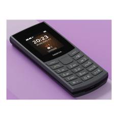 Nokia 105 4G (2023) - 4G feature phone - dual-SIM - microSD-kortplats - LCD-skärm - brunsvart