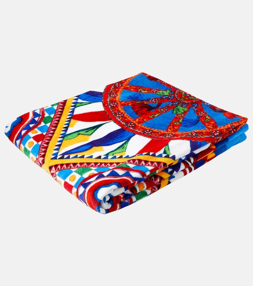 Dolce&Gabbana Casa Carretto terry beach towel
