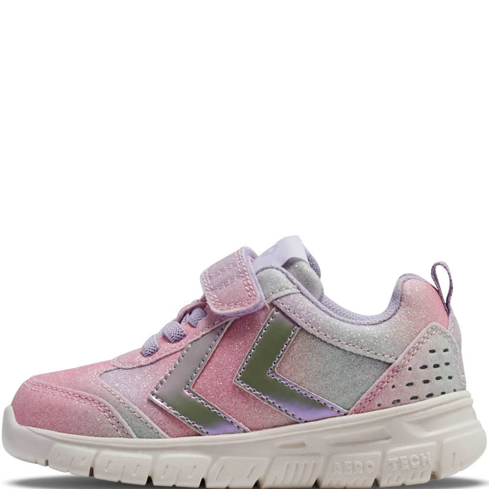 Hummel Crosslite Glitter Sko jr » Str. 35 » 3596 Multi color pink.