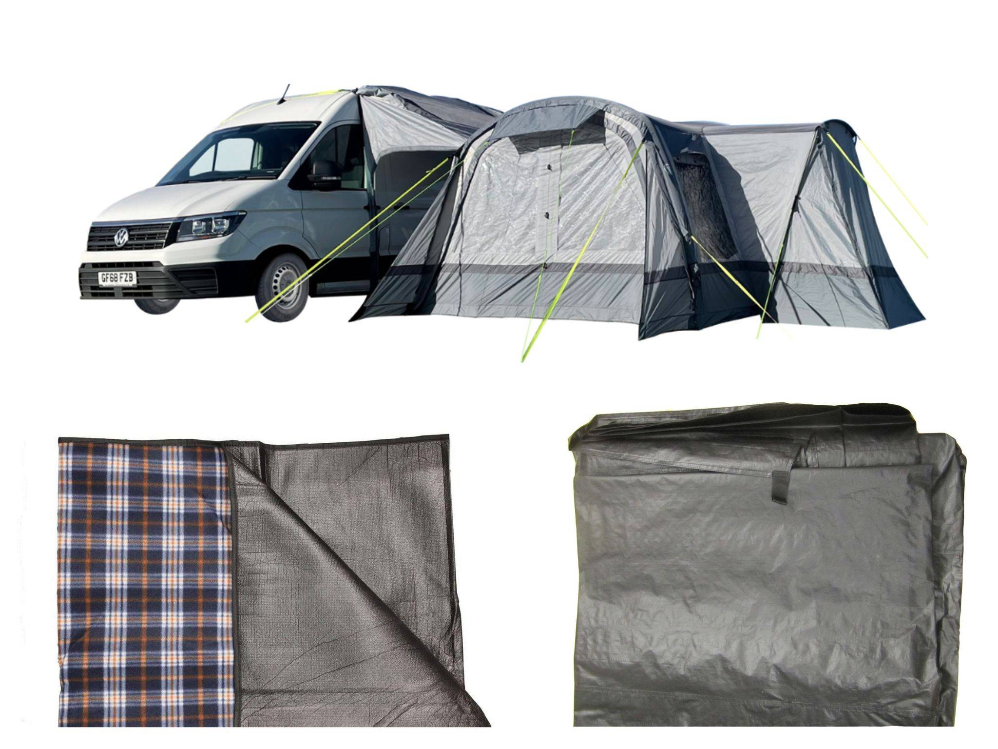 Cocoon Breeze® XL v2 Motorhome Awning (Grey) - Gray