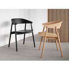 Andersen Furniture AC2 spisebordsstol (Hvidpigmenteret eg massiv stel, 05 - Hallingdal (Kvadrat))
