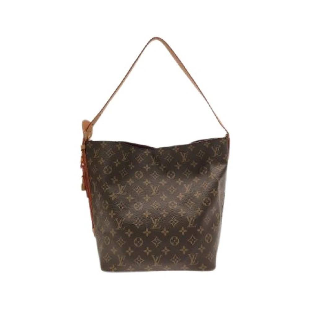 Louis Vuitton Vintage Pre-owned Monogram Skuldertaske - Vintage - Dame - Brun - ONE SIZE - Uld