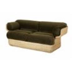 GUBI Basket 2-seater SH: 43 cm - Rattan/Mumble 40