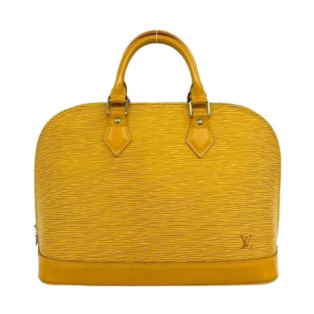Louis Vuitton Vintage Pre-owned Alma Epi Læder Håndtaske - Vintage - Dame - Gul - ONE SIZE - Læder
