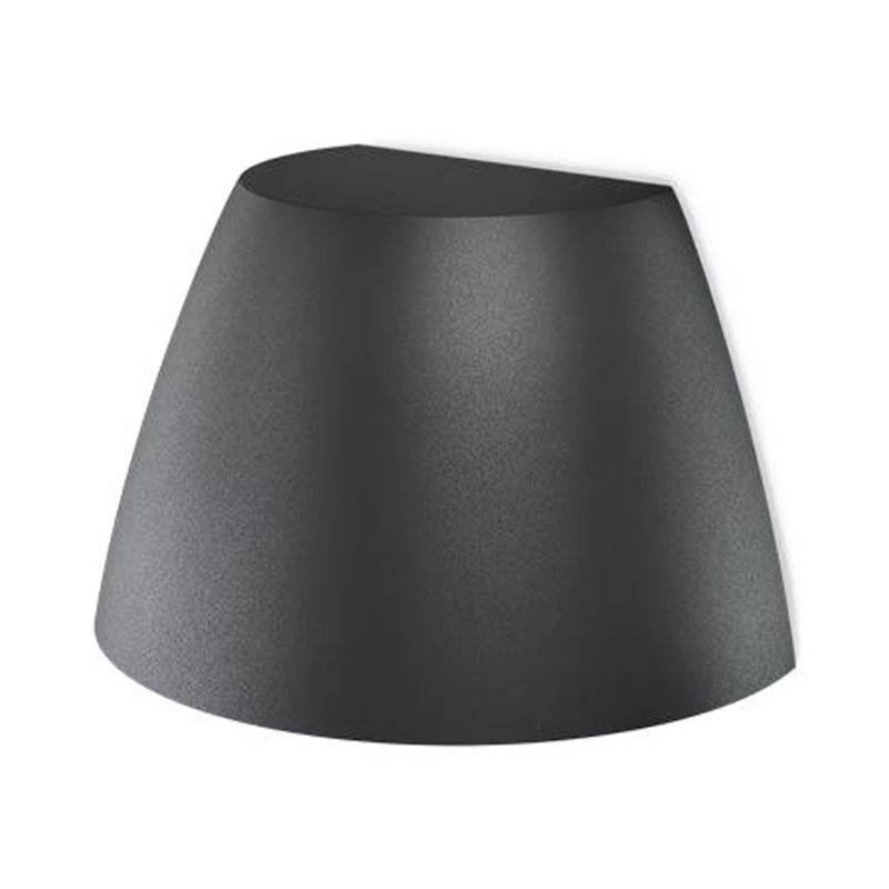 Vägglampa Plejd OUT-02-U LED IP44 10 W med Eluttag Svart