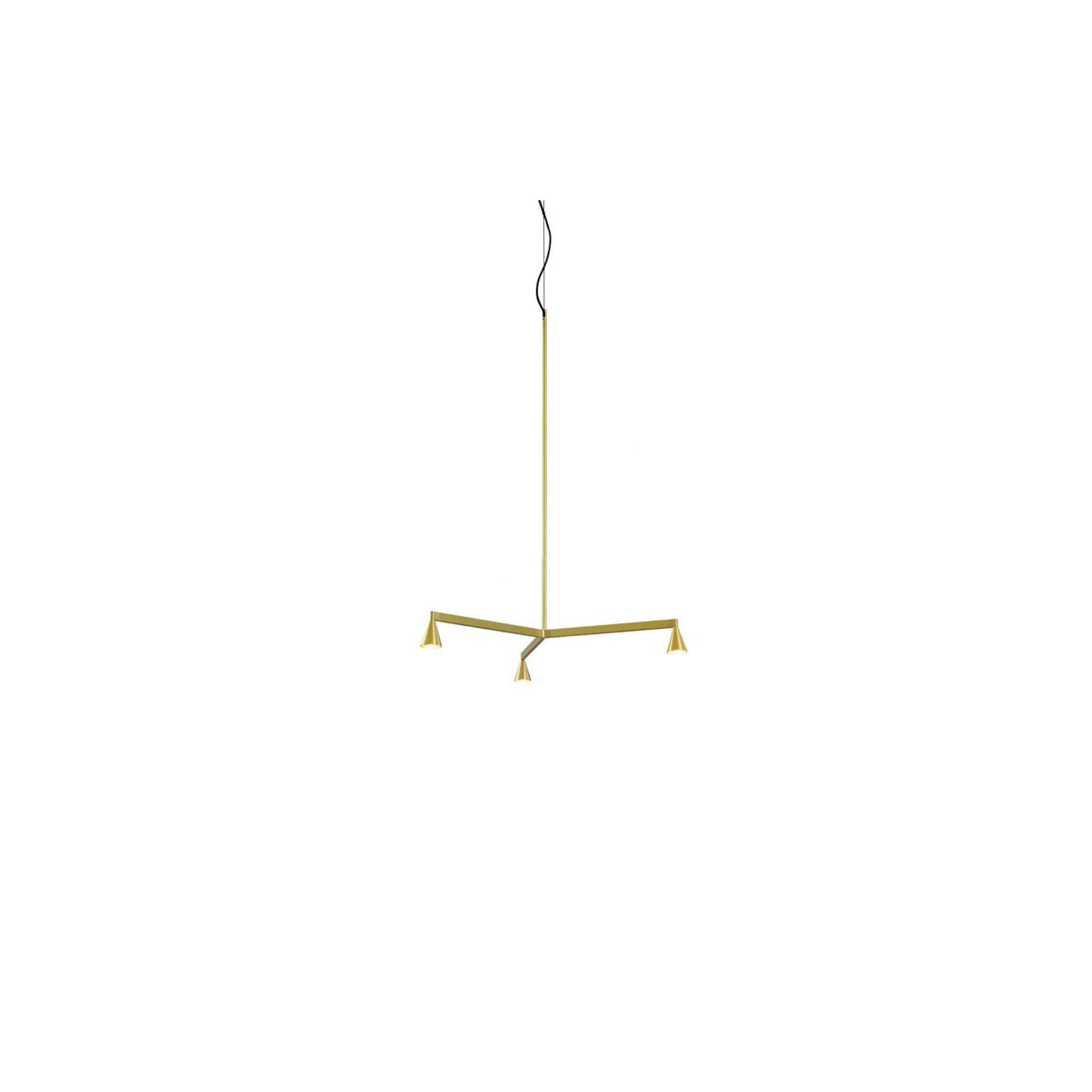 Trizo 21 Austere Chandelier Y 25 Messing.