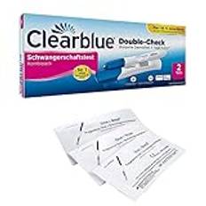 Fördelspaket – 5 x graviditetstest tidigt 10 milu/ml + Clearblue graviditetstest kombipack Double Check tidigt test 2