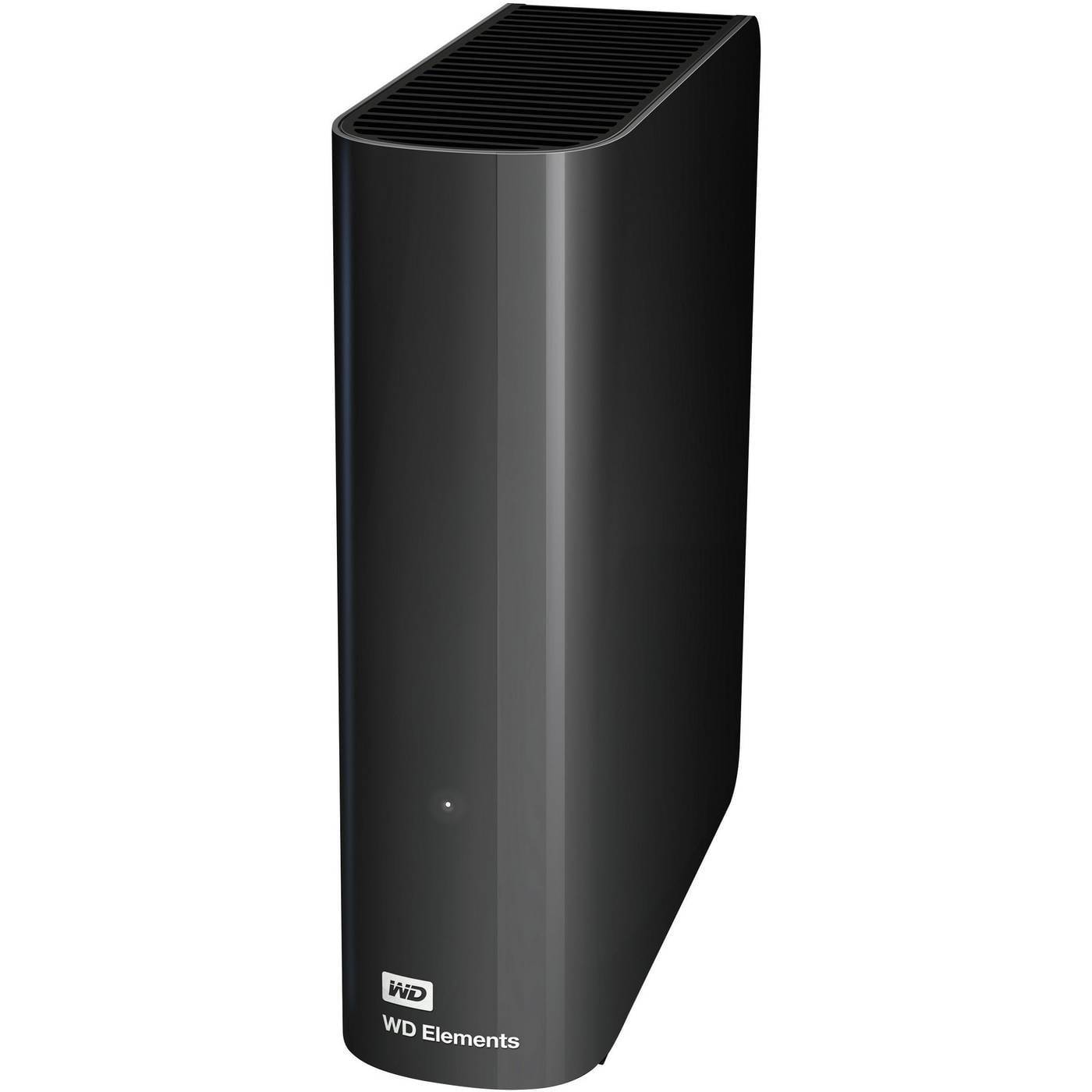 WD Elements 12 TB Extern hårddisk 3.5 USB 3.2 Gen 1 Svart WDBWLG0120HBK-EESN