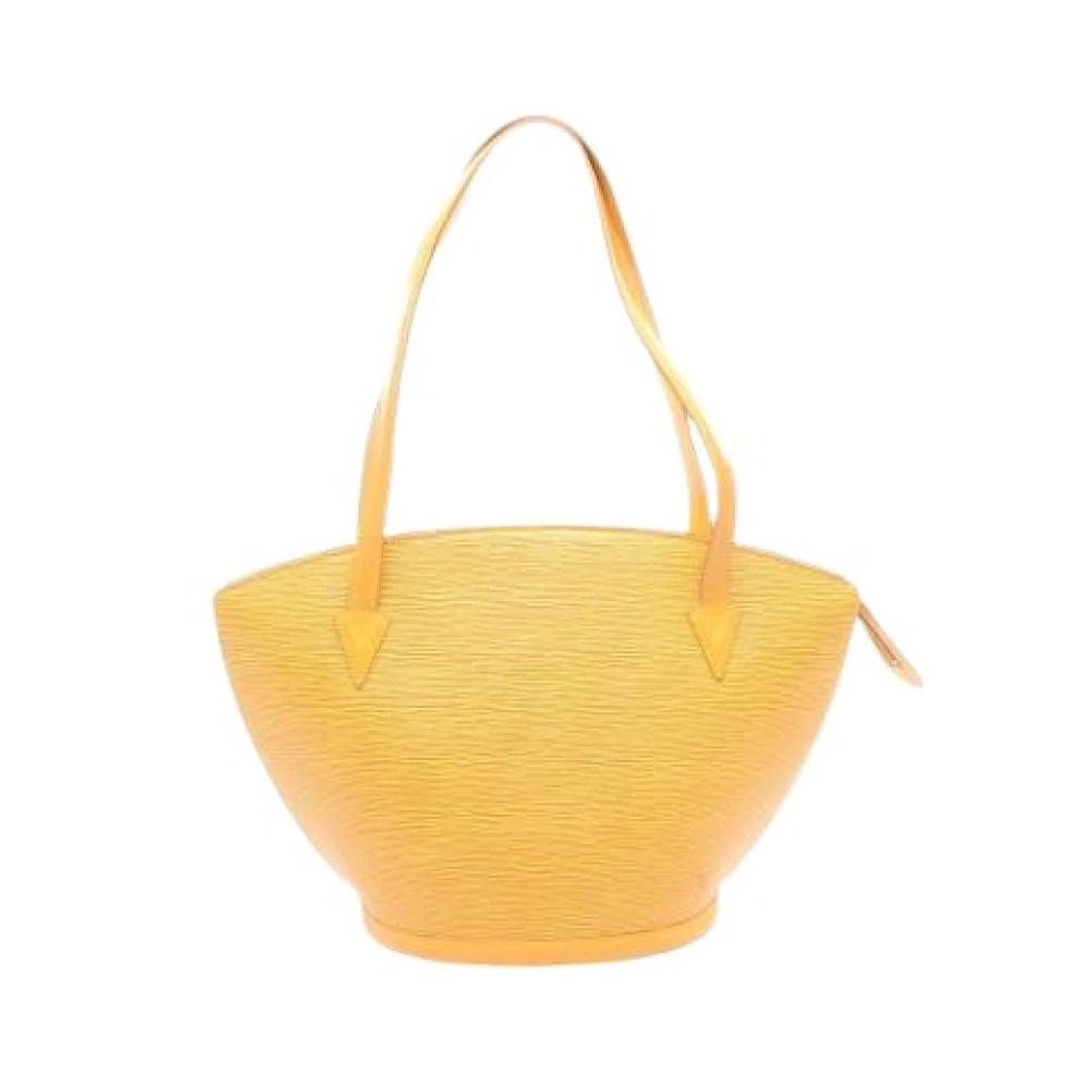 Louis Vuitton Vintage Pre-owned Saint Jacques Shopping Skuldertaske - Vintage - Dame - Gul - ONE SIZE - Uld