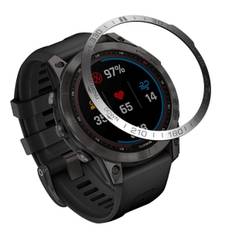 Garmin Fenix 7 sporty scale rustfri stålramme - Sølv / Grå Silver grey