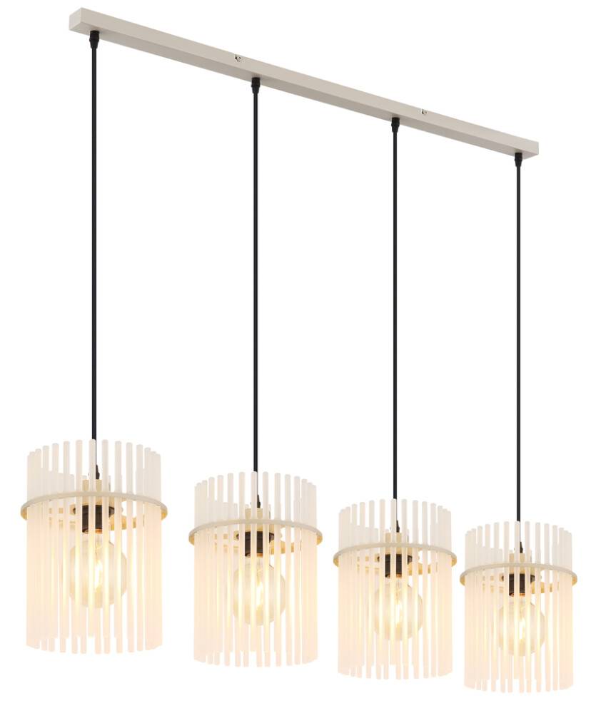 PENDELLAMPA GLOBO GORLEY E27 4L SAND