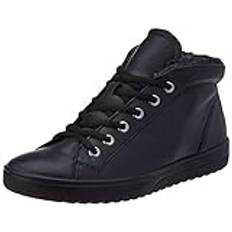 ECCO Dam Fara höga sneaker, Svart natthimmel, 40 EU