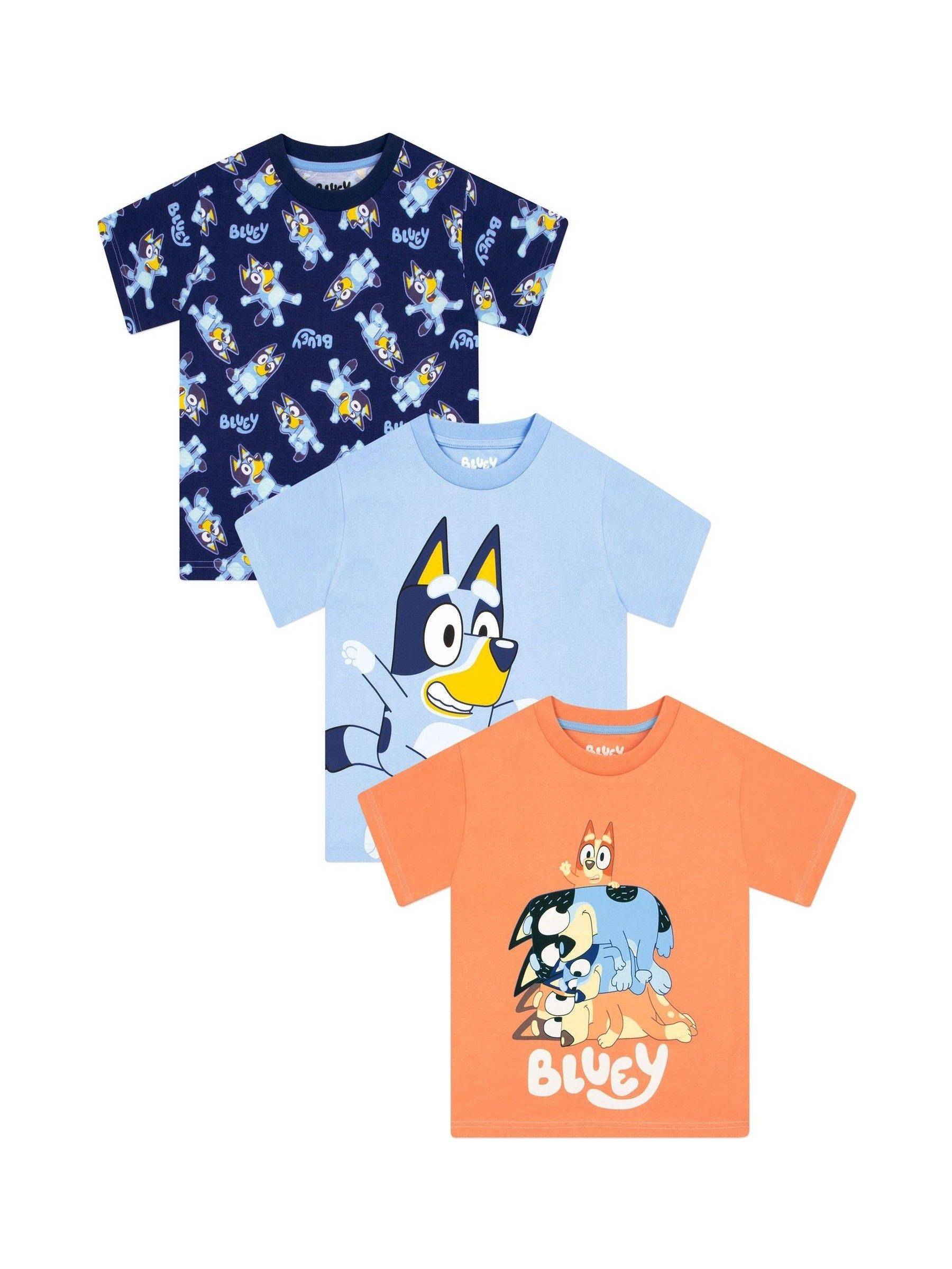 Character Karaktär Kort ärm 100% bomull T-shirt 3 Förp