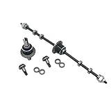 DAGIJIRD RC bakaxel växellåda metall bakaxel uppgradering tillbehör delar för Wltoys 1/12 12428 12423 12427
