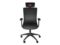 Genesis Astat 200 G2 - Spelstol - ergonomisk - armstöd - T-formad - lutning - mesh-tyg, mesh PureFlow - svart