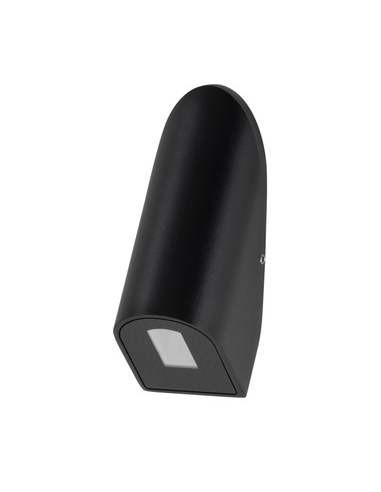 SØREN Udendørs væglampe i aluminium H9,7 cm 3W LED - Satineret sort
