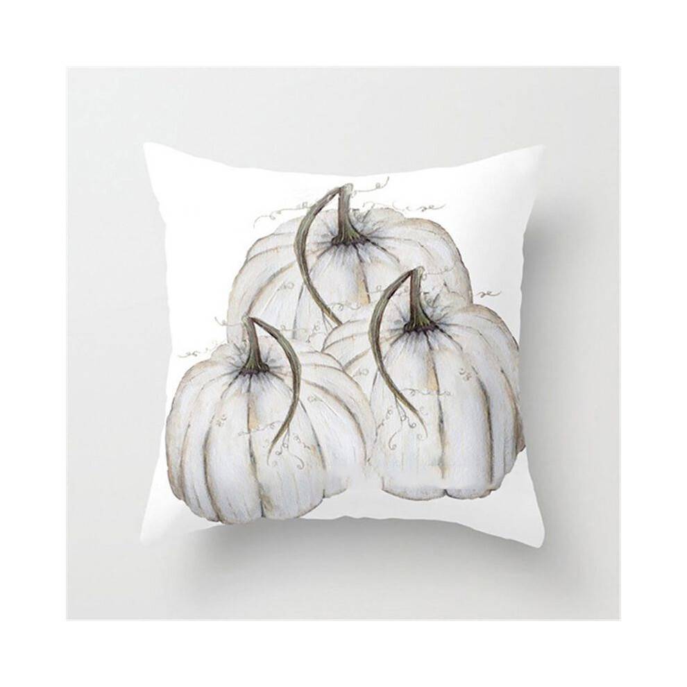(7)Watercolor Pumpkin Cushion Cover Pillow Case Halloween Thanksgiving Decor Day