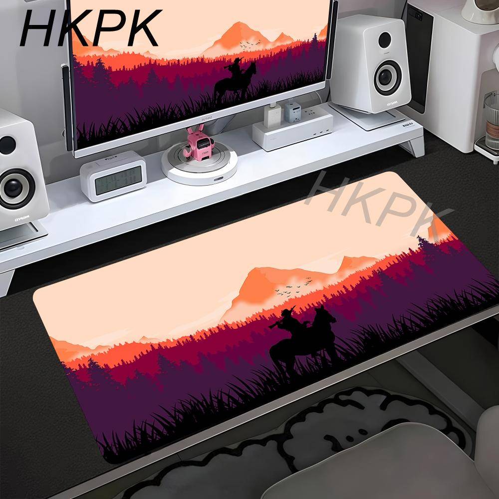 PC Red Dead Redemption 2 Musmatta Halkfri Skrivbordsmatta Laptop-tillbehör Gummi KontorsTangentbord Stor Esports-spelare Hastighetsmattor