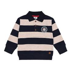 Hust and Claire Sweatshirt - HCSejer - More Navy m. Striber - Hust and Claire - 8 år (128) - Sweatshirt