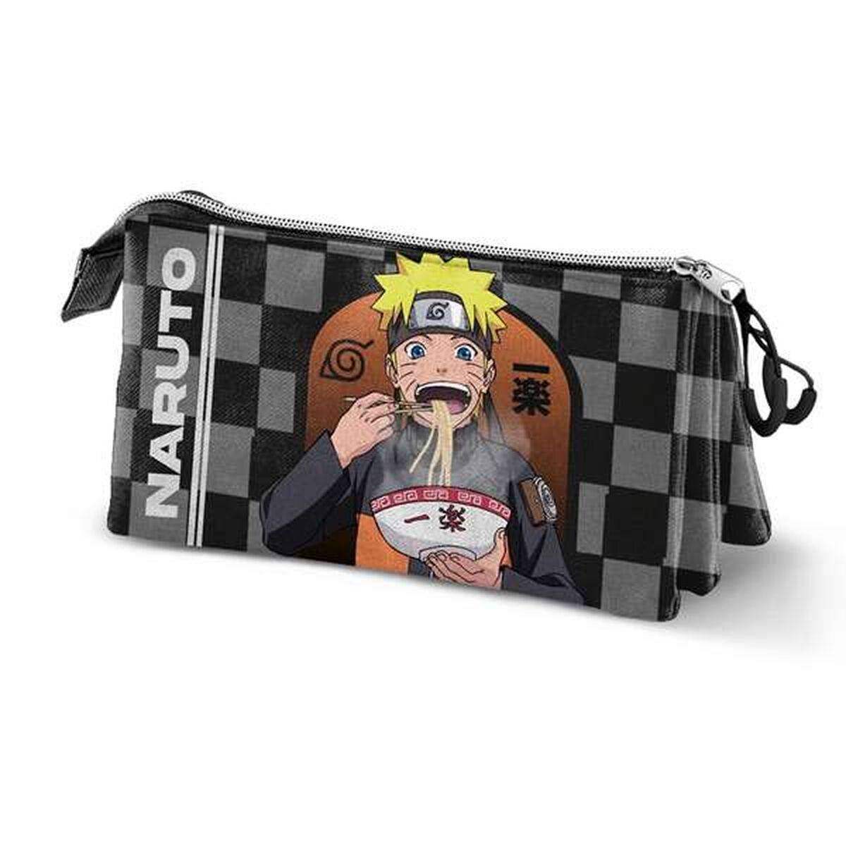 Tredobbelt bæretaske Naruto Ichiraku Sort