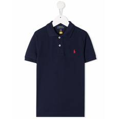 POLO RALPH LAUREN KIDS - pikétröja med broderad logotyp - barn - bomull - 4 - Blå