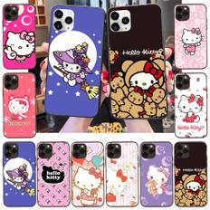 Case for Xiaomi Poco X6 X4 M5 M6 F5 F6 C65 C55 C50 C51 C40 Redmi Note 7 8 14C A3X 13C 12C 11 10A 9C Pro Black Sofe Cover LI7 Hello Kitty Cartoon Redmi 8 harlekin