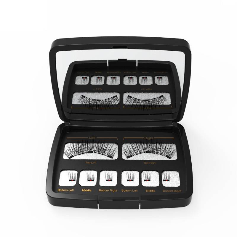 3D 3 Magnetic Eyelashes Natural Soft Reusable Easy To Wear Eyelash Extension Beauty Makeup Tool Fake Mink False Eyelashes