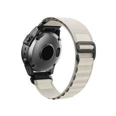 Nylon Alpine Urrem til Garmin 26 mm. Quickfit-Hvid