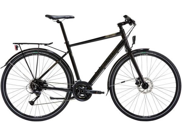 Nishiki City 501 Citybike 18 gear Shimano Acera skivebremser herre sort - Cykelstørrelse 20"