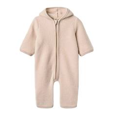 WHEAT Wool Fleece Suit Ata |Pink |80