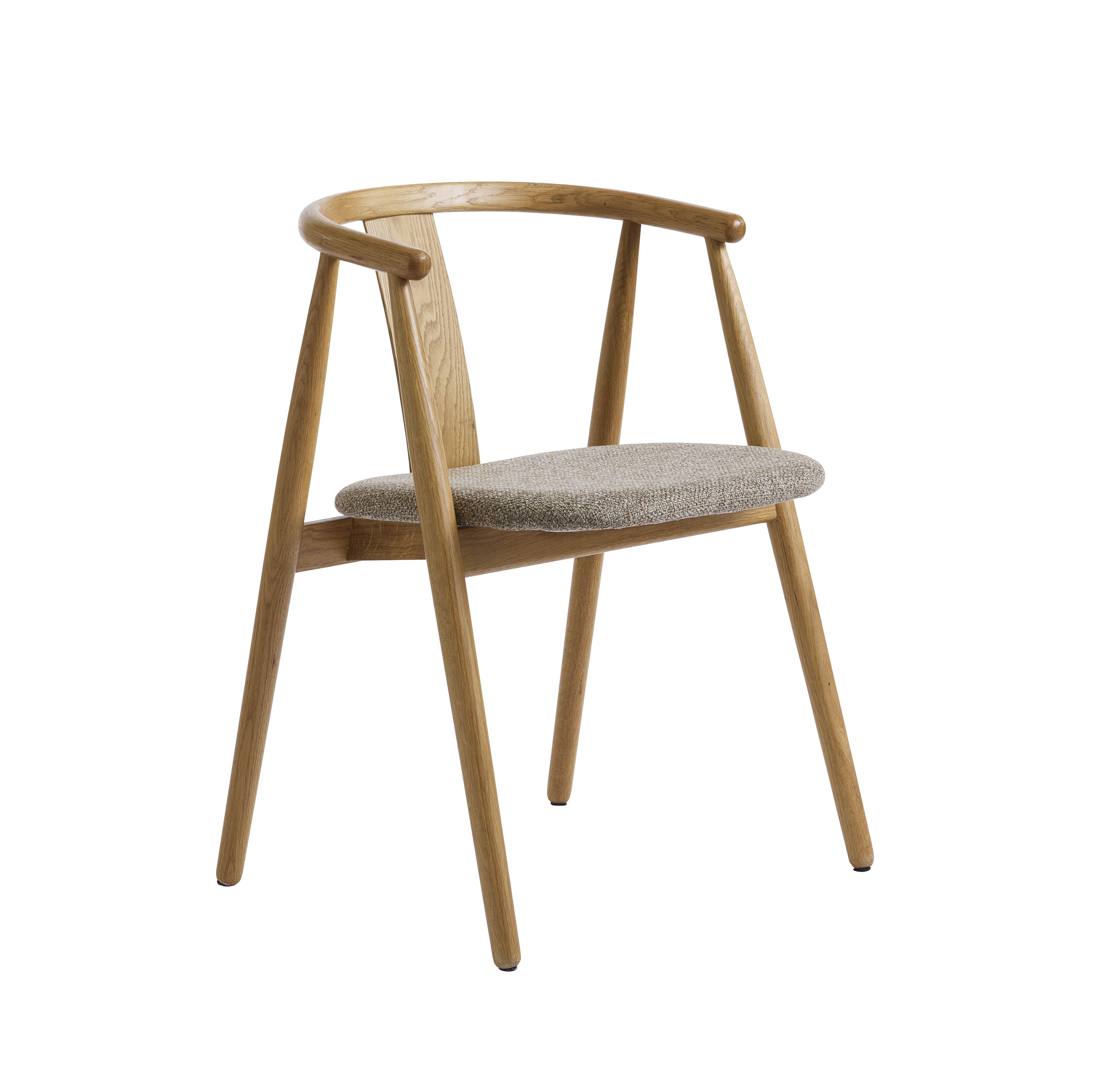 Nordic Home - Henry Karmstol Natural/Latte från Sleepo - Trä