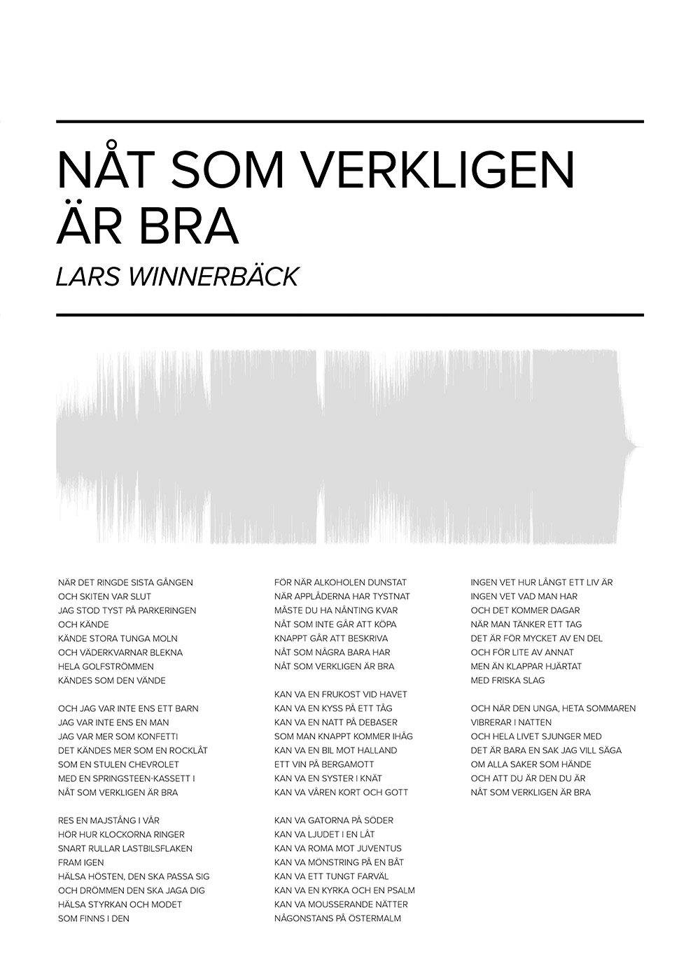 Lars Winnerbäck – Nåt som verkligen är bra