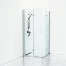 SVEDBERGS Profilpaket Hörndusch skoga vikbar (Kulör: Aluminium matt)